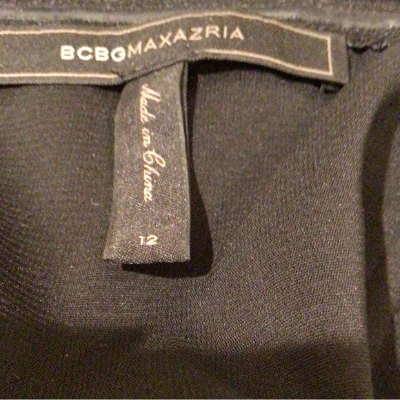 💕💕HOST PICK💕💕BCBG MaxAzria evening gown black background with multicolours - Picture 4 of 9